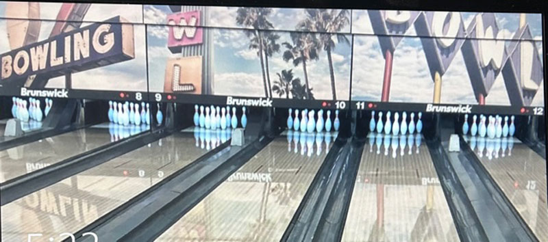 bowling lanes